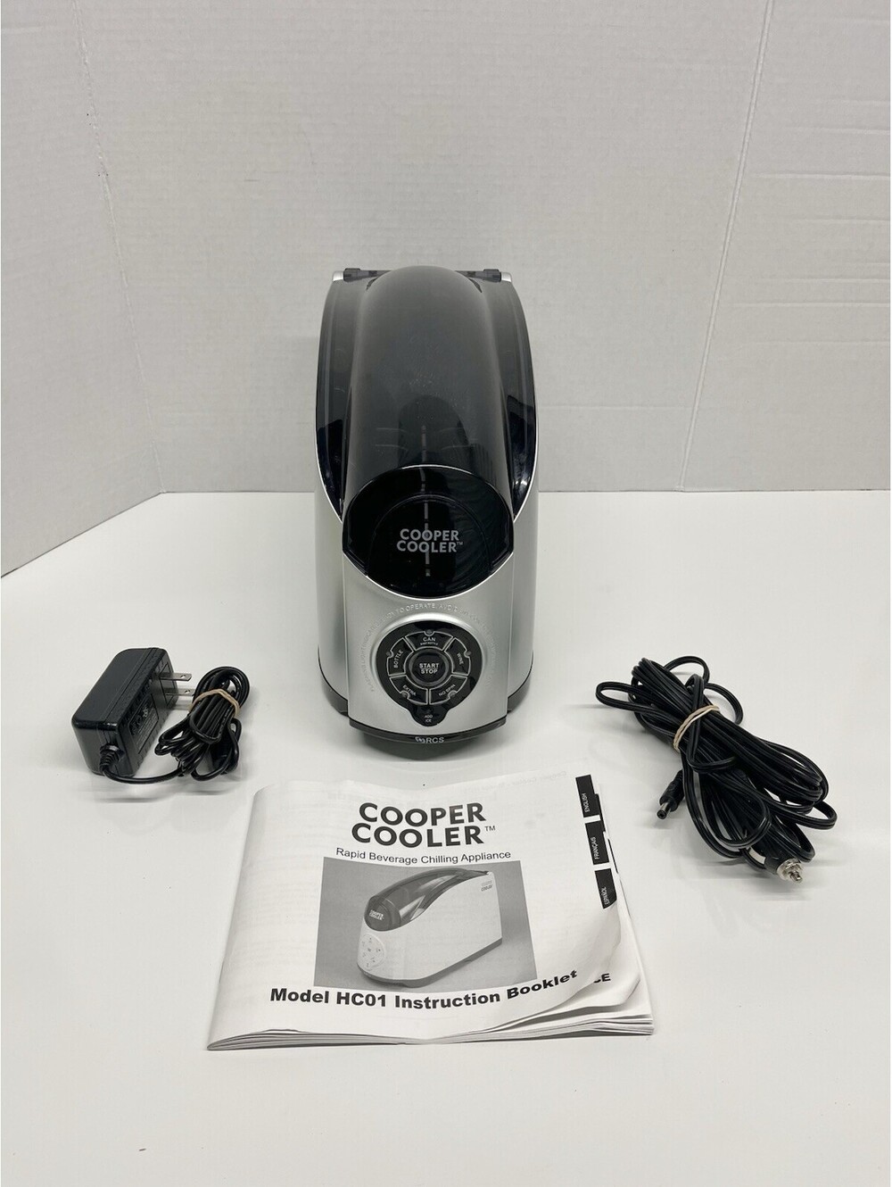 Cooper Cooler HC-01 Rapid Beverage Chiller For Bottles Cans and Wine With Manual - Picture 2 of 9
